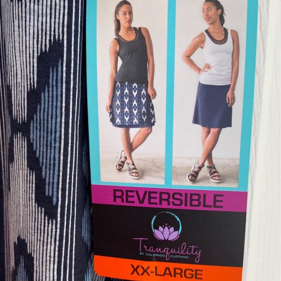 Aztec reversible stretch XXL skirt women's skirt NWT - Picture 4 of 5